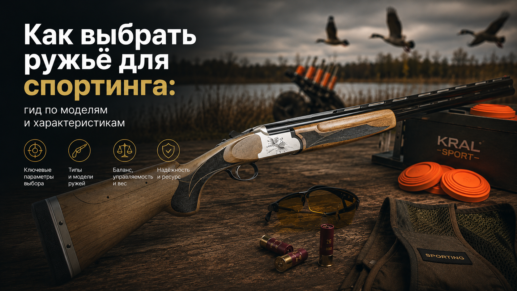 Как выбрать ружье для спортинга: гид по моделям и характеристикам