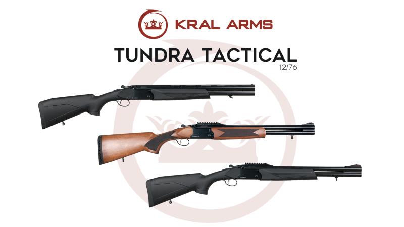 Снова в продаже! Kral Arms Tundra серии Tactical. Новинка с укороченными стволами 510 мм с планкой Weaver 