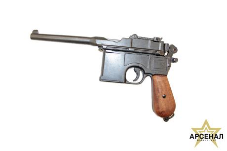 Макет сувенирный Mauser К96 самозаряд.пист 7,63 1896г с дер.накл