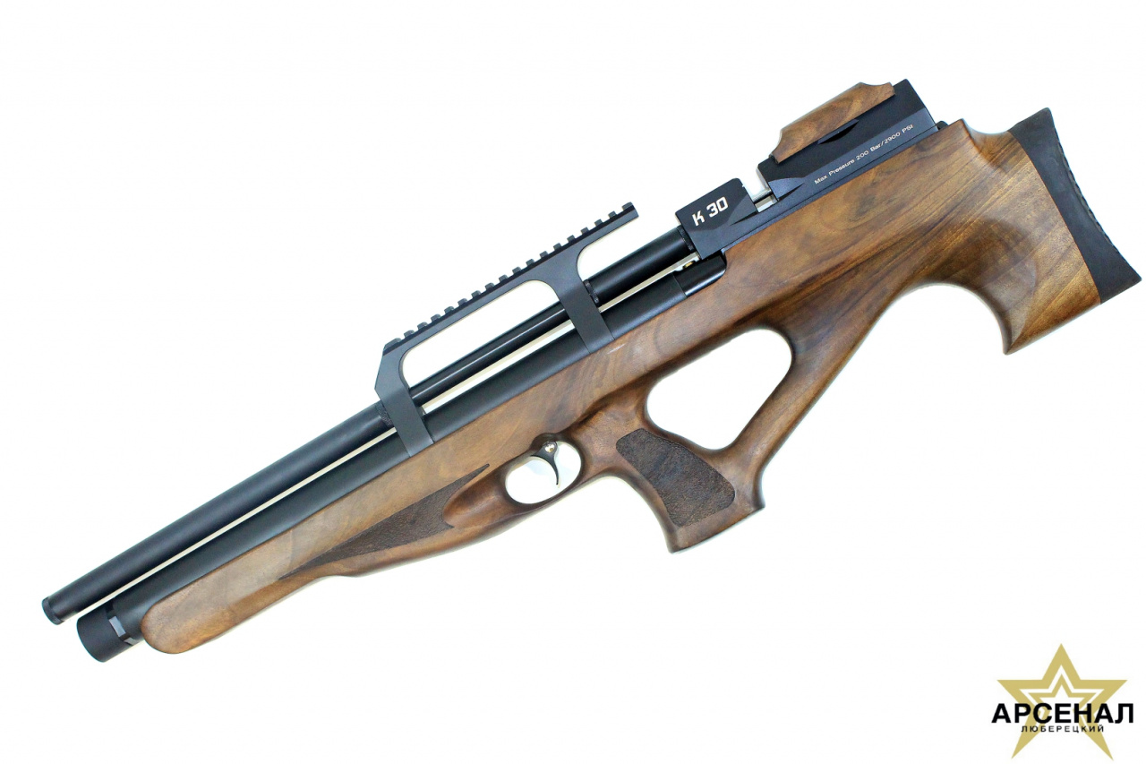 Пневматическая винтовка Kuzey K30 к.6,35мм орех бок взвед. Пневматическая винтовка Kuzey K30 к.6,35мм орех бок взвед.