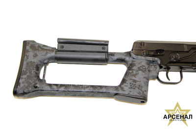 Тигр-01, кал. 7,62х54, камуфляж, КРИПТЕК черн, 530мм