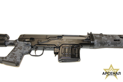 Тигр-01, кал. 7,62х54, камуфляж, КРИПТЕК черн, 530мм