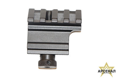 Планка на вивер угол 45* для установки фонаря , лцу, коллиматора