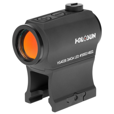 КВ коллиматор Holosun Micro, точка 2MOA, 12 подсв.+ кронштейн,бат.лоток