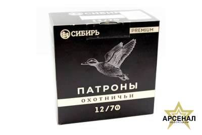 Патрон 12 /5 (Новосибирск) СИБИРЬ PREMIUM (32гр) б/к