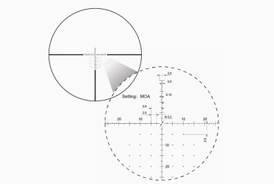 Прицел оптич. Vector Optics 30мм FFP Sentinel 5-25х50 HD