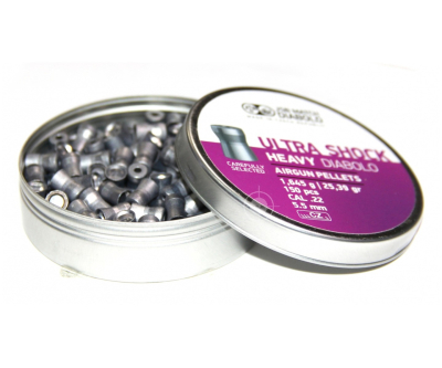 Пульки JSB Ultra Shock Heavy кал. 5,52мм, 1,645г (150шт)