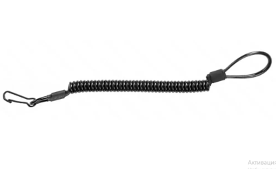 Шнур пистолетный, витой / Черный /