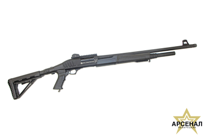 KRAL Tactical X, 12/76, пластик, 610 мм, 3 д/н, скл. телескоп. приклад